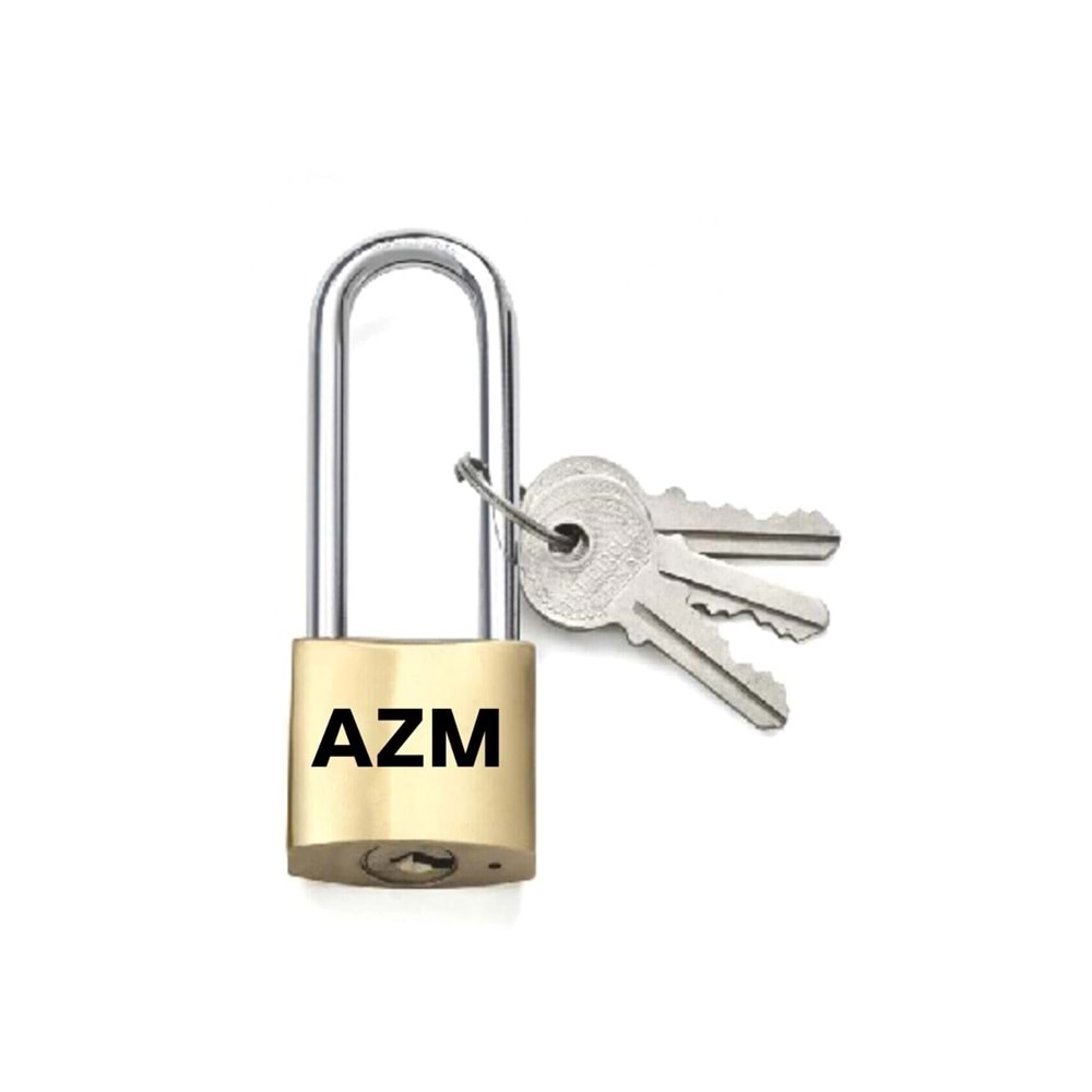 AZM 32 MM SARI UZUN ASMA KİLİT