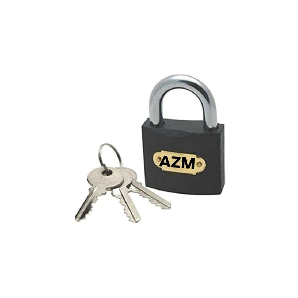 AZM 50 MM GRİ KISA ASMA KİLİT