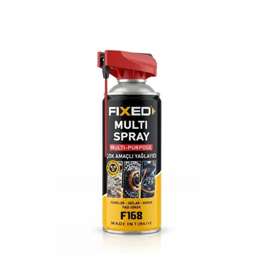 F168 FIXED PAS SÖKÜCÜ VE YAĞLAYICI MULTI SPREY 200 ML (COBRA)