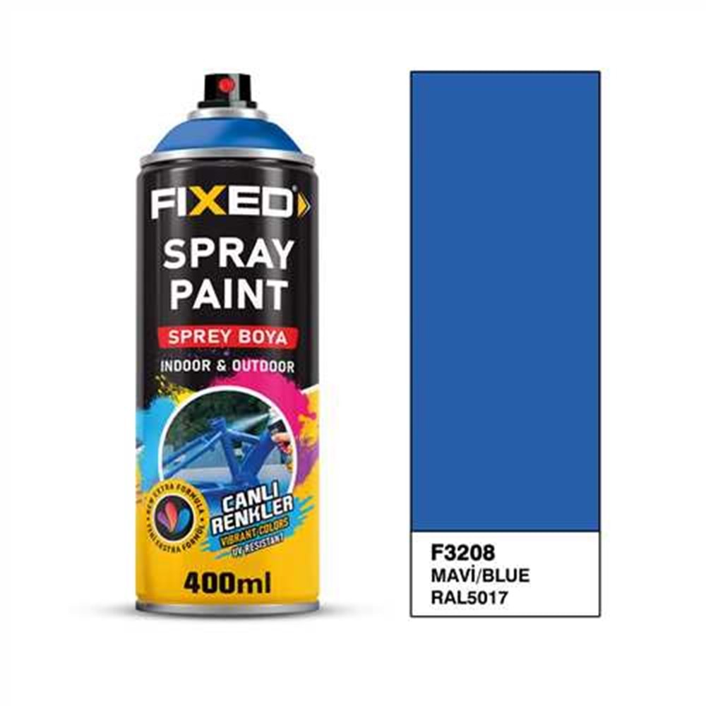 F3208 SPREY BOYA AKRİLİK - MAVİ 320 GR 400 ML