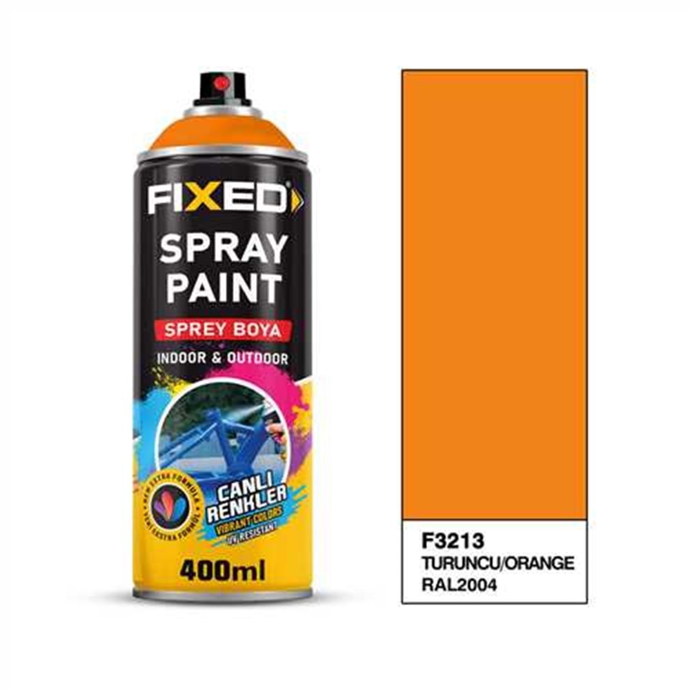 F3213 SPREY BOYA AKRİLİK - TURUNCU 320 GR 400 ML