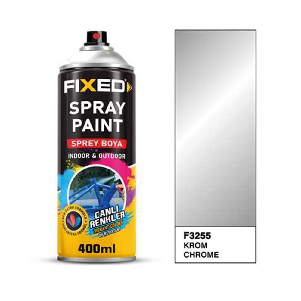 F3255 SPREY BOYA AKRİLİK-KROM EFEKT 320 GR 400 ML