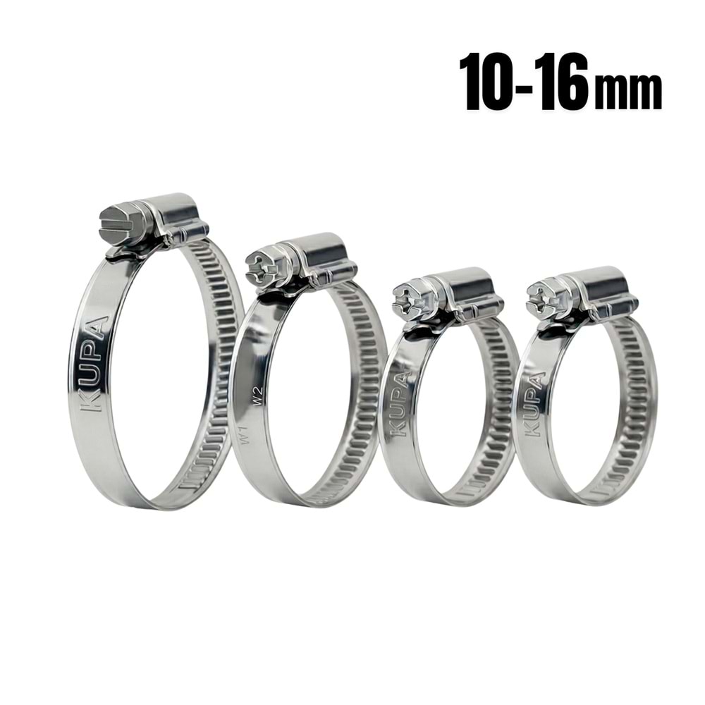 KUP8241 KUPA HORTUM KELEPÇESİ 10-16 MM