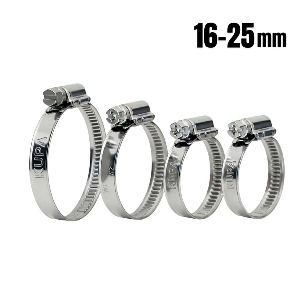 KUP8243 KUPA HORTUM KELEPÇESİ 16-25 MM