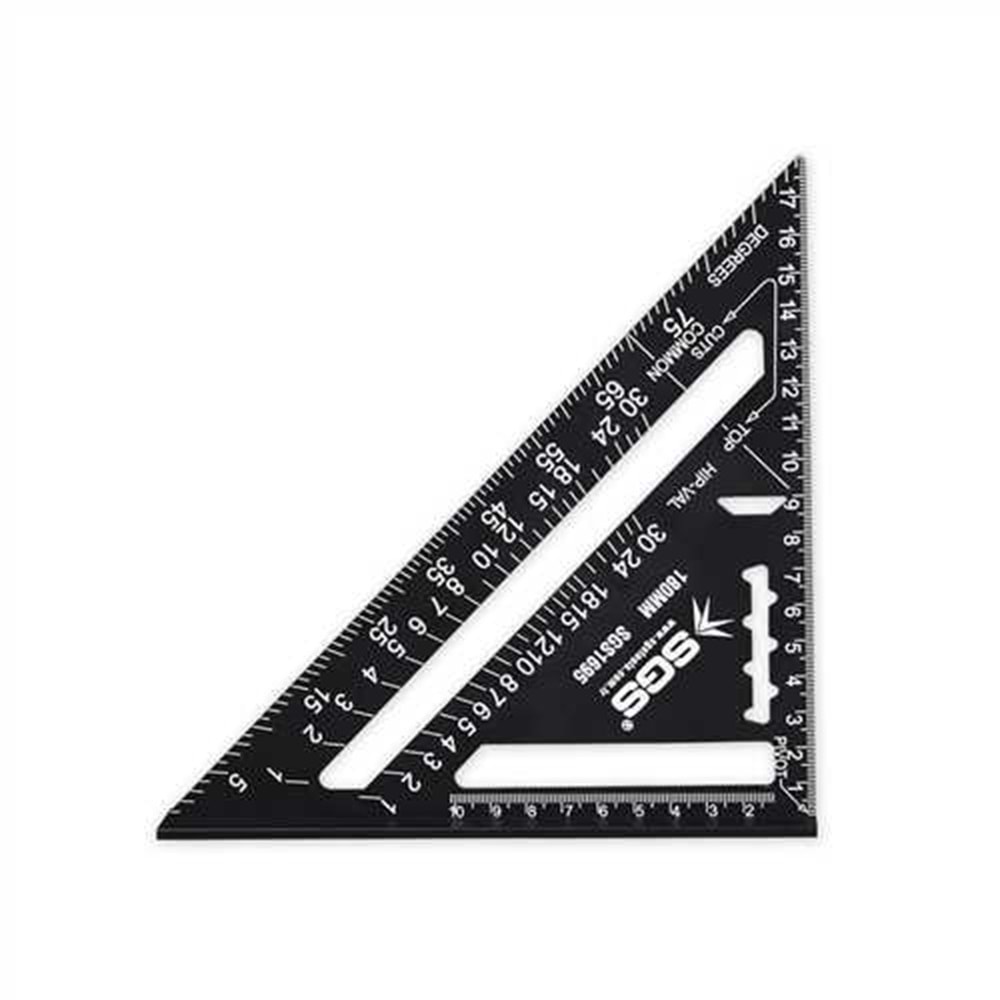 SGS1695 ALÜMİNYUM ÜÇGEN GÖNYE 180 MM