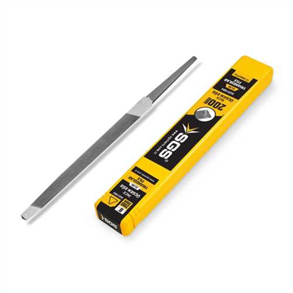SGS1984 ÜÇGEN EĞE SLIM İNCE DİŞ 200 MM 8