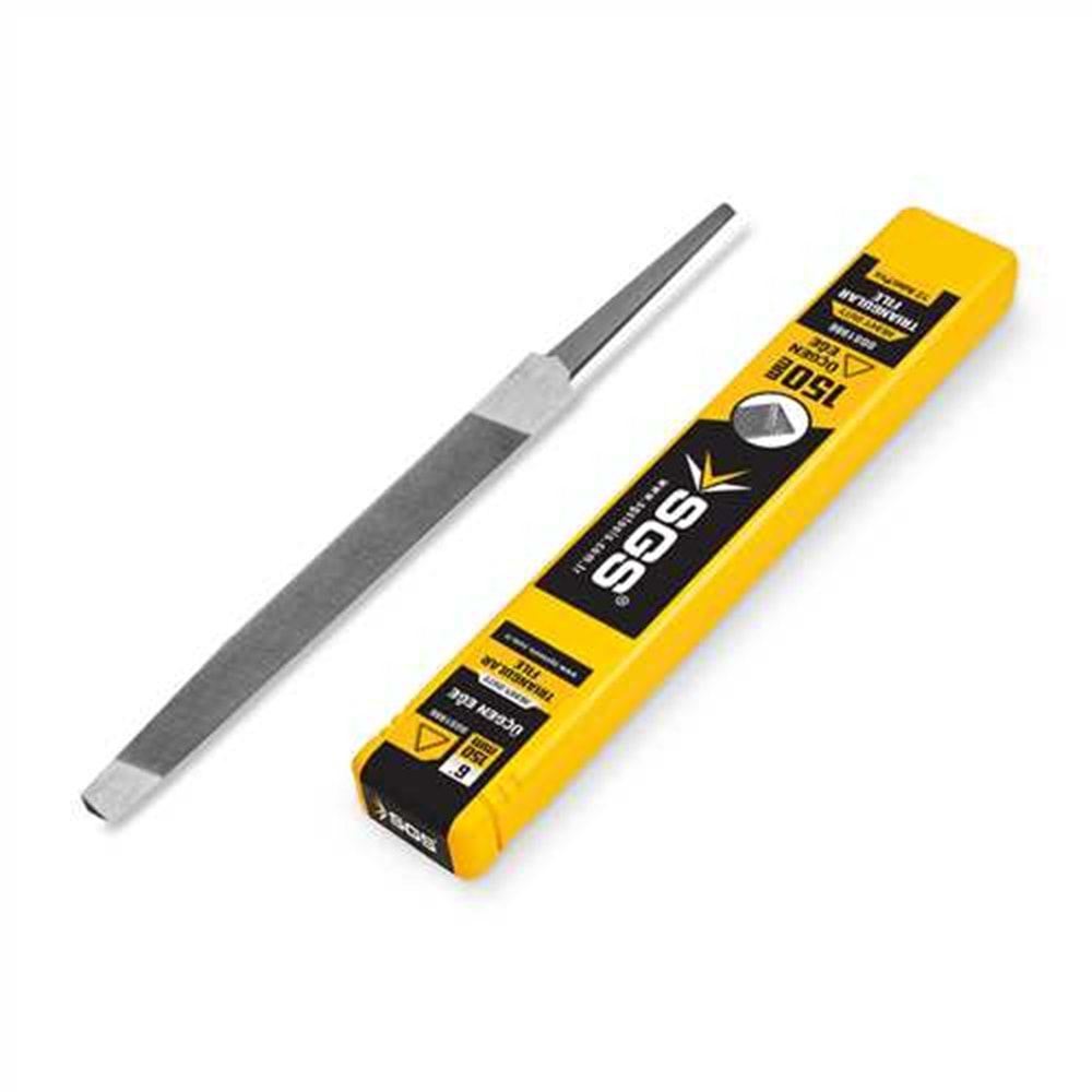 SGS1986 ÜÇGEN EĞE REGULAR KALIN DİŞ 150 MM 6