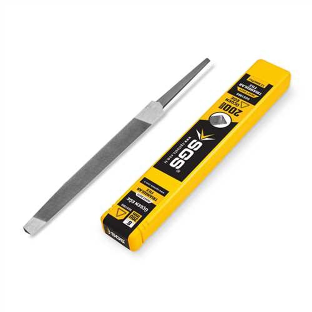SGS1988 ÜÇGEN EĞE REGULAR KALIN DİŞ 200 MM 8