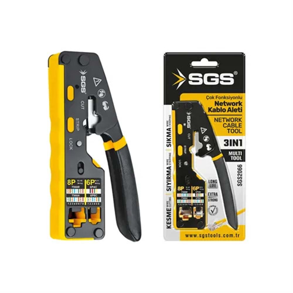 SGS2066 NETWORK KABLO PENSESİ 3 İN 1