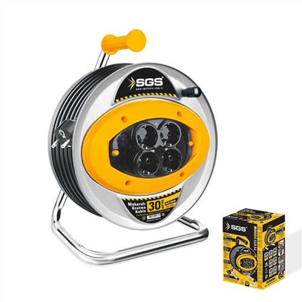 SGS2111 METAL MAKARALI UZATMA KABLOSU 3X2,5*30 MT