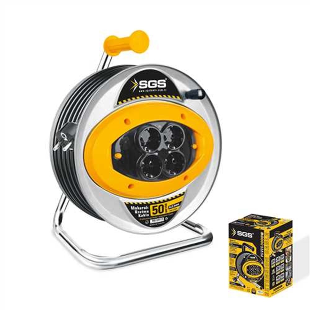 SGS2113 METAL MAKARALI UZATMA KABLOSU 3X2,5*50 MT