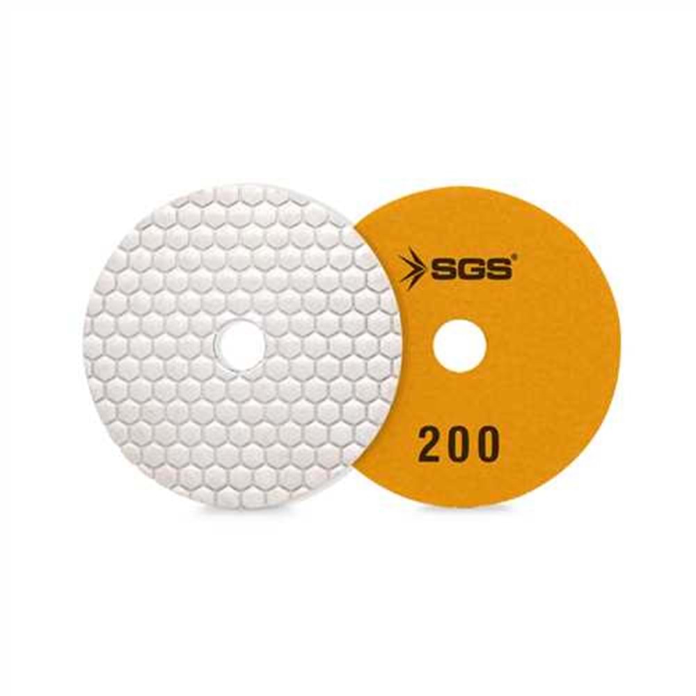 SGS2342 ELMAS POLİSAJ PEDİ 100 MM 200 KUM