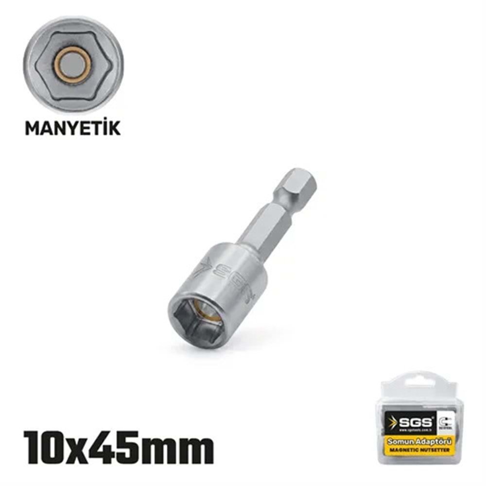 SGS2477 MANYETİK SOMUN ADAPTÖRÜ 10 MM*45 MM