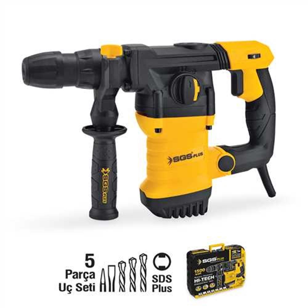 SGS5183 KIRICI - DELİCİ MATKAP 1500 WATT 5 KG (SDS PLUS)