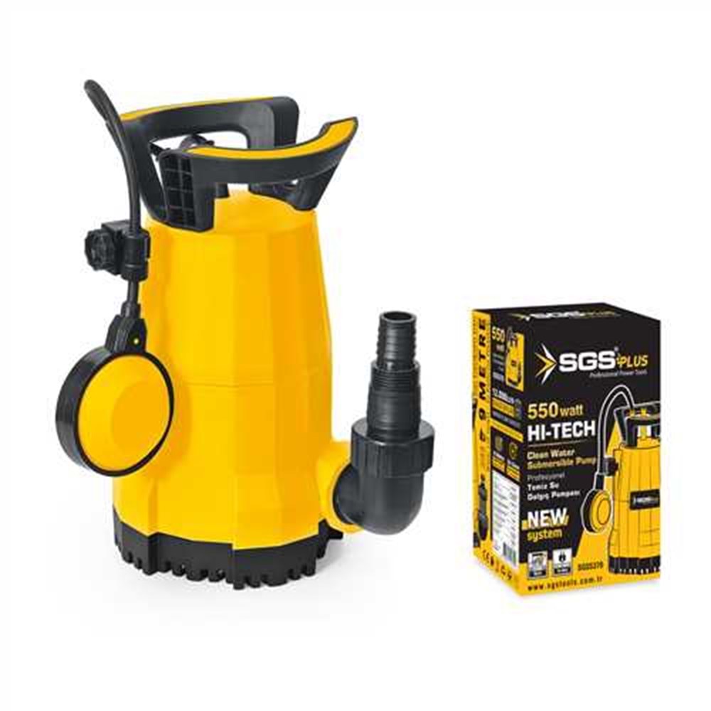 SGS5370 TEMİZ SU DALGIÇ POMPASI 550 WATT