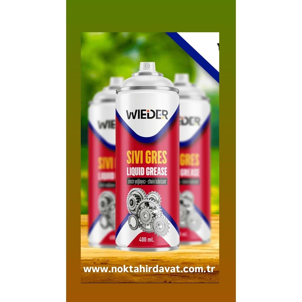 WİEDER SIVI GRES 400 ML
