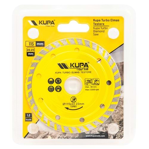 KUP7010 KUPA TURBO KESİCİ 115 MM