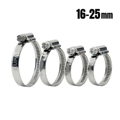 KUP8243 KUPA HORTUM KELEPÇESİ 16-25 MM
