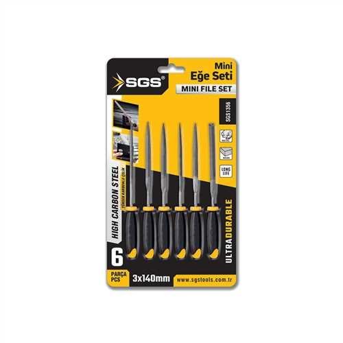 SGS1356 6 PARÇA MİNİ EĞE SETİ 3*140 MM