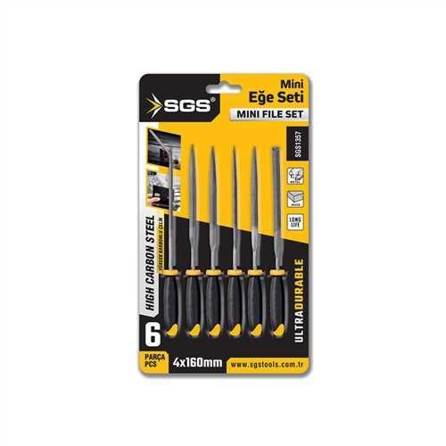 SGS1357 6 PARÇA MİNİ EĞE SETİ 4*160 MM