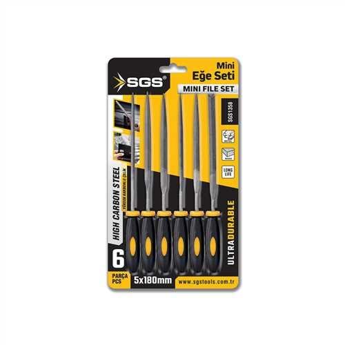 SGS1358 6 PARÇA MİNİ EĞE SETİ 5*180 MM