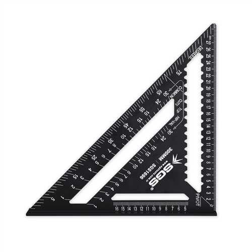 SGS1696 ALÜMİNYUM ÜÇGEN GÖNYE 300 MM