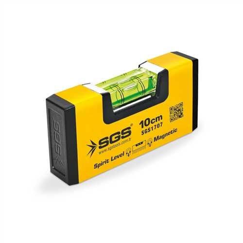 SGS1707 ALÜMİNYUM MIKNATISLI SU TERAZİSİ MİNİ 10 CM
