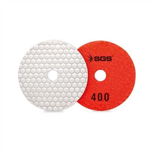 SGS2343 ELMAS POLİSAJ PEDİ 100 MM 400 KUM KURU-DRY