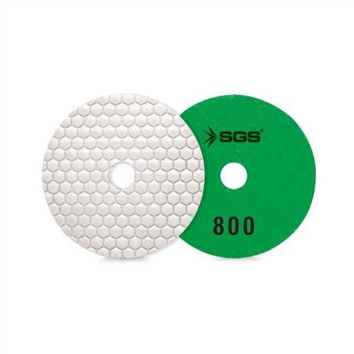 SGS2344 ELMAS POLİSAJ PEDİ 100 MM 800 KUM KURU-DRY