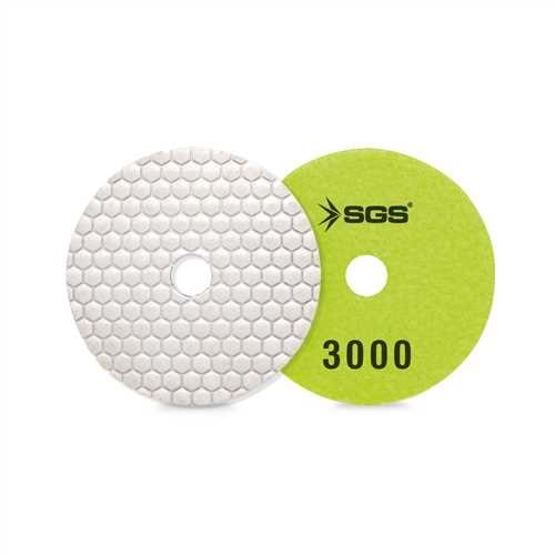 SGS2346 ELMAS POLİSAJ PEDİ 100 MM 3000 KUM KURU-DRY