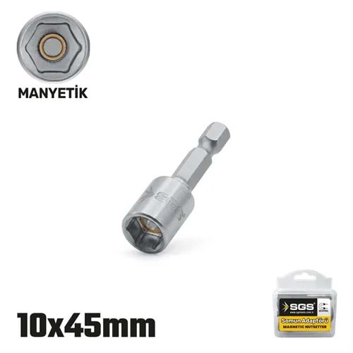 SGS2477 MANYETİK SOMUN ADAPTÖRÜ 10 MM*45 MM