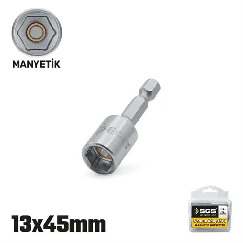 SGS2480 MANYETİK SOMUN ADAPTÖRÜ 13MM*45MM