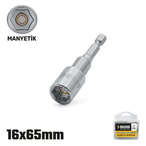 SGS2492 MANYETİK SOMUN ADAPTÖRÜ 16MM*65MM