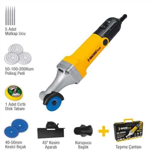 SGS5295 ÇOK AMAÇLI DERZ AÇMA VE KESME MAKİNASI SETİ 400 W