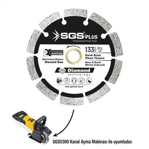 SGS5301 ELMAS TESTERE / 133 MM