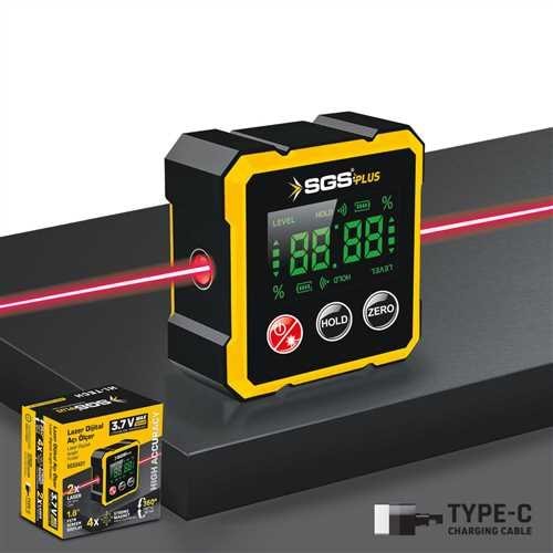 SGS5431 LAZER DİJİTAL AÇI ÖLÇER MIKNATISLI