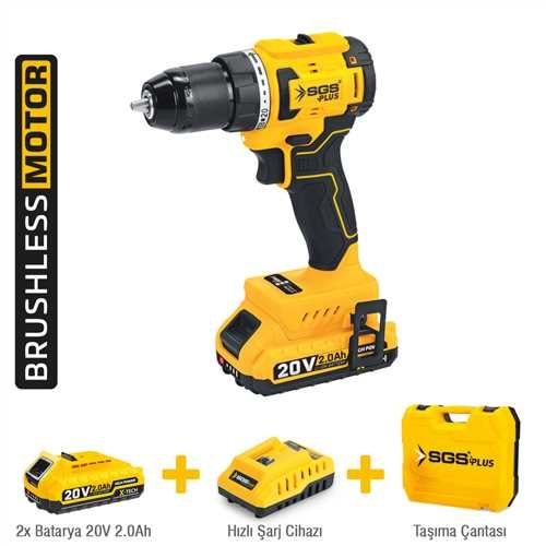 SGS5528 AKÜLÜ VİDALAMA SETİ 45 NM 20 VOLT 2*2.0 AH