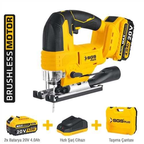 SGS5545 AKÜLÜ DEKUPAJ TESTERE 20V 2*4.0 AH (KÖMÜRSÜZ MOTOR)
