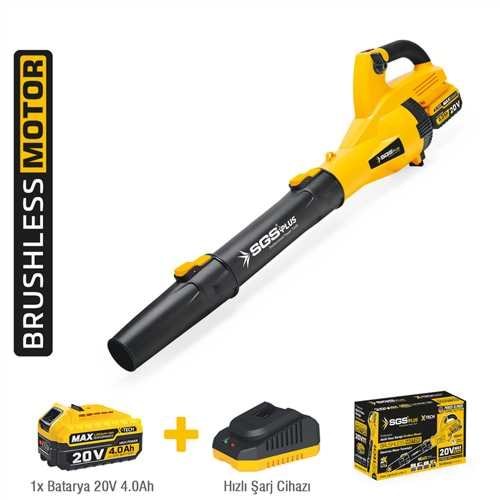 SGS5571 AKÜLÜ YAPRAK ÜFLEME 20 V 1*4.0 AH (KÖMÜRSÜZ MOTOR)