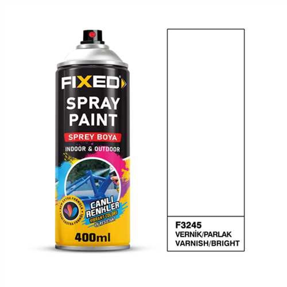 F3245 VERNİK/PARLAK AKRİLİK 320 GR 400 ML