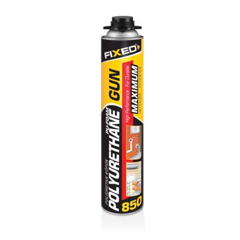 F850T FIXED POLİÜRETAN KÖPÜK 850 GR (TABANCALI)