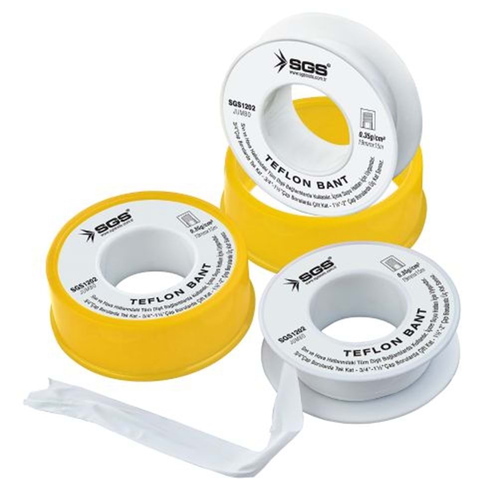SGS1202 TEFLON BANT JUMBO 19MM*30M*0,35 GR