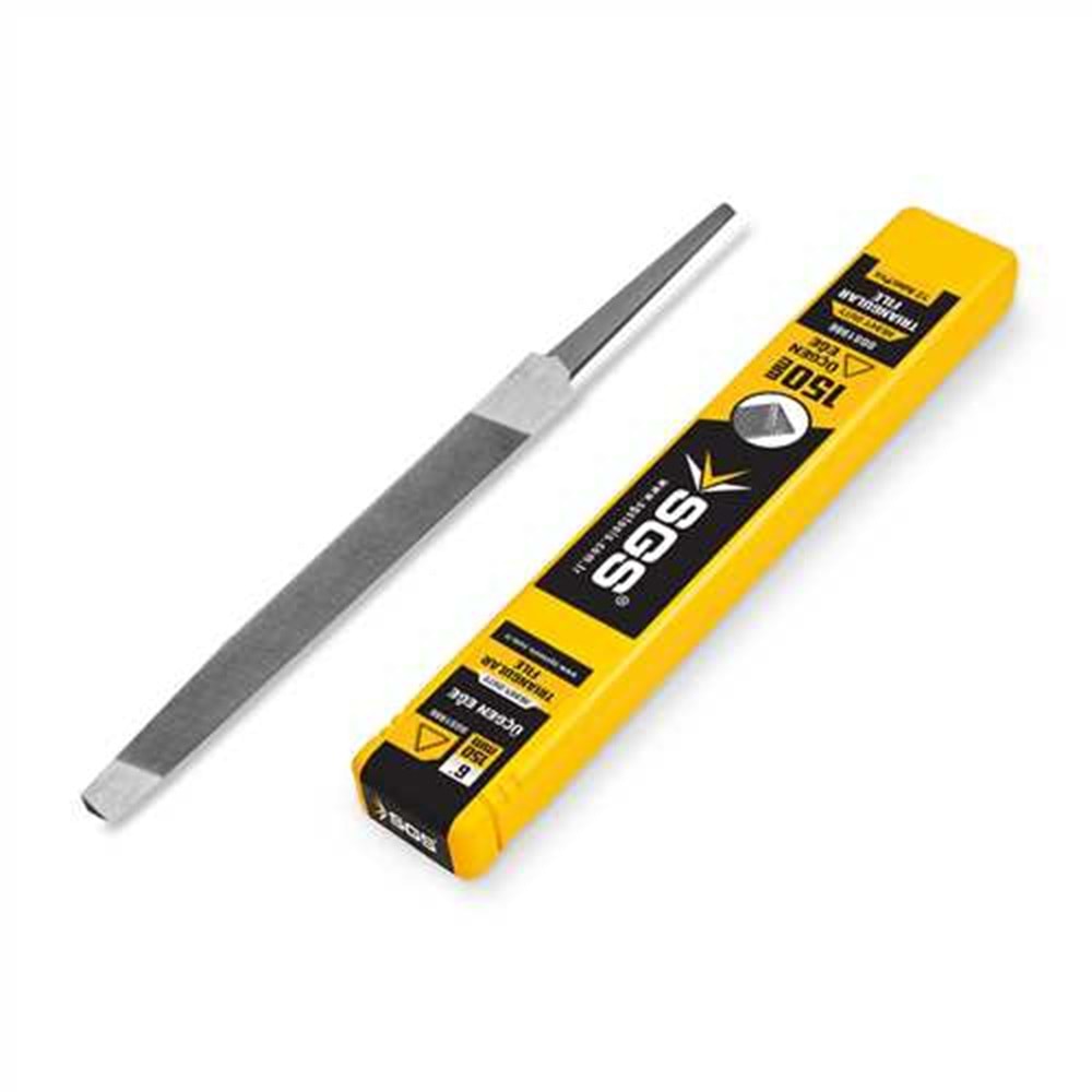 SGS1986 ÜÇGEN EĞE REGULAR KALIN DİŞ 150 MM 6