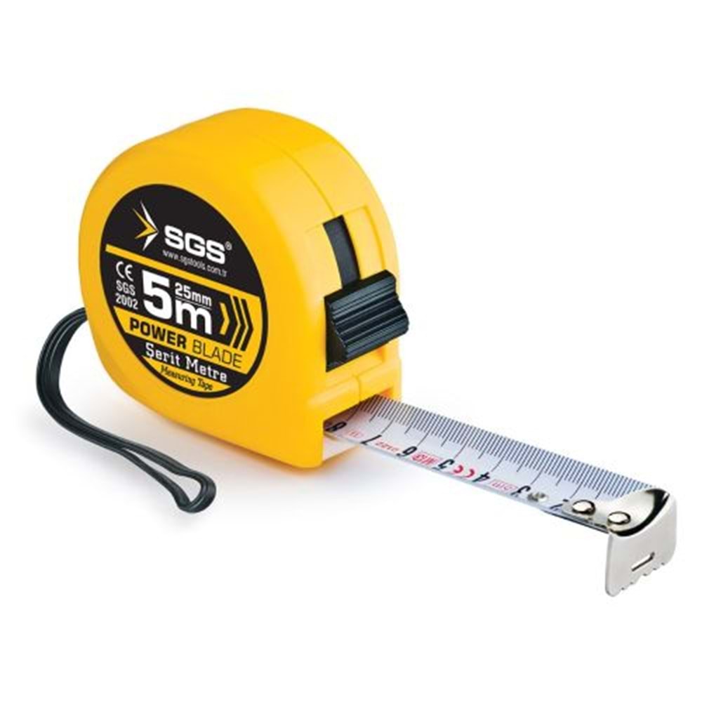 SGS2002 ŞERİT METRE 5m x 25mm