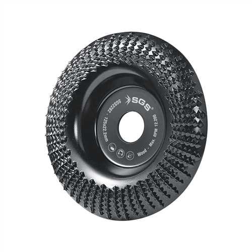 SGS2280 AHŞAP İŞLEME TAŞLAMA DİSKİ KAVİSLİ 115 MM*22,22 MM