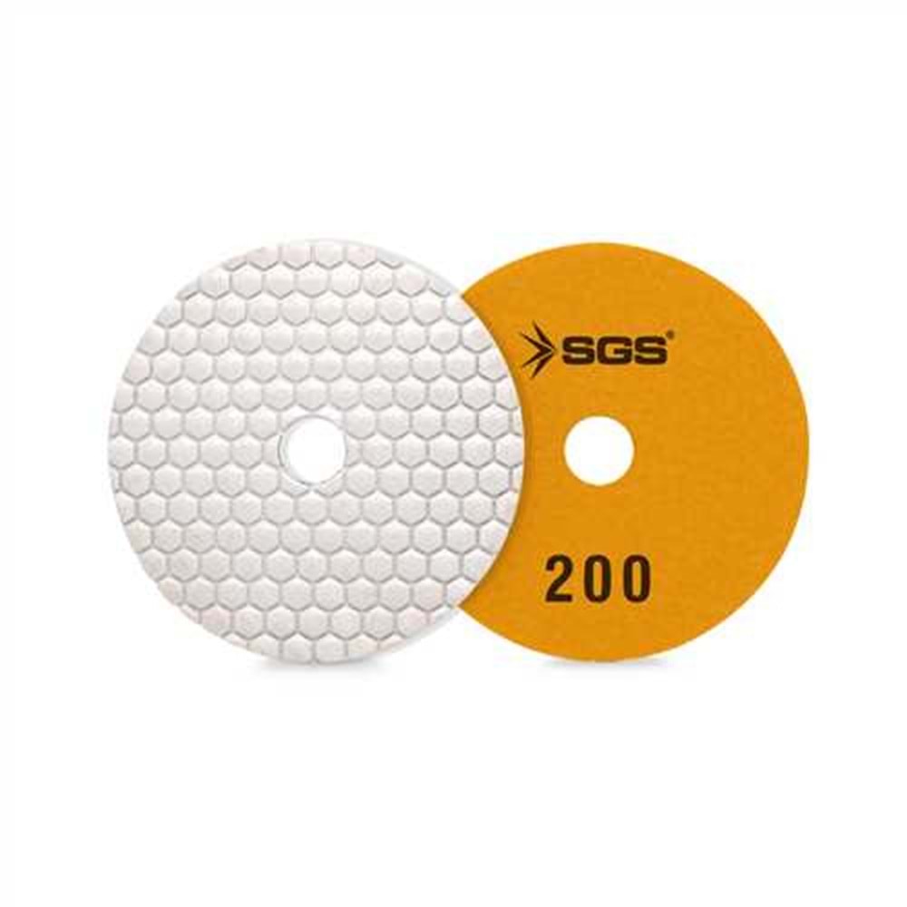 SGS2342 ELMAS POLİSAJ PEDİ 100 MM 200 KUM