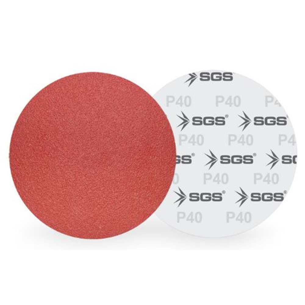 SGS399 115mm Cırtlı Zımpara P180 Kum (Aluminium Oxide)