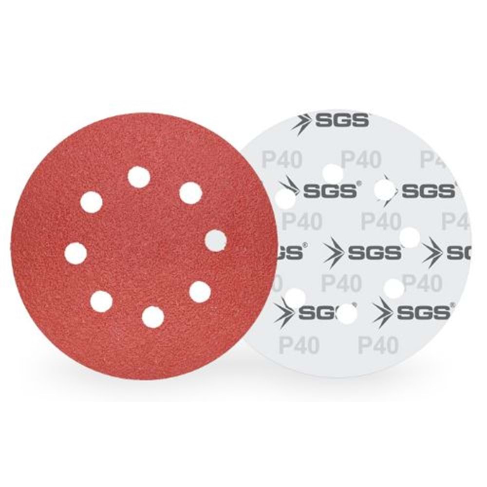 SGS427 150MM CIRTLI ZIMPARA 6 DELİKLİ P80 KUM