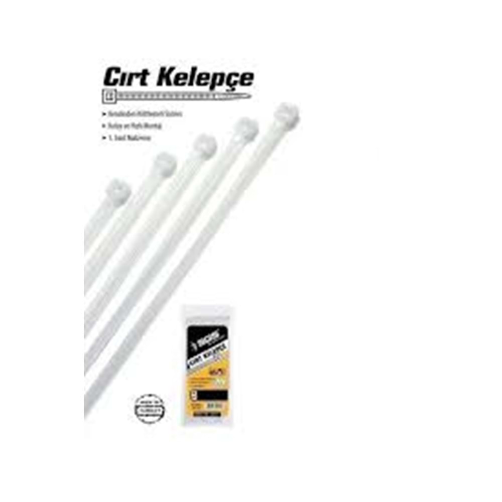 SGS4508 CIRT KELEPÇE 3,6 X 250 MM BEYAZ