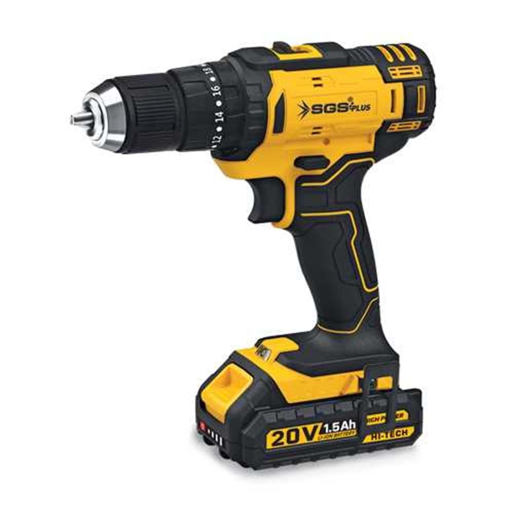 SGS5248 AKÜLÜ VİDALAMA SETİ DARBELİ 20 VOLT (1,5 AH)